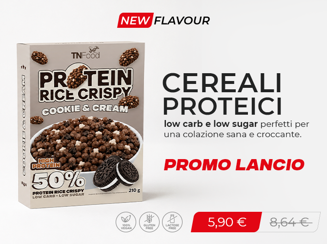 Protein Rice Crispy Cookie & Cream